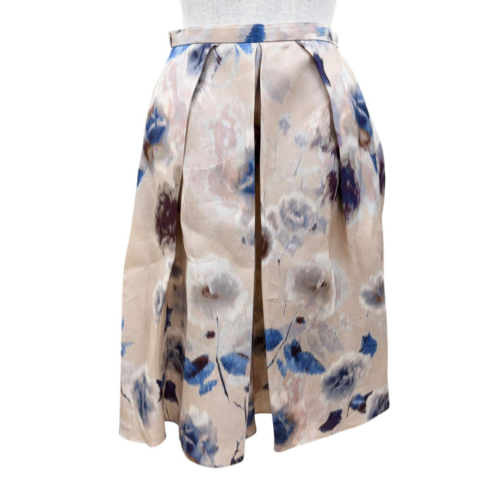 Excellent Christian Dior skirt Floral design multicolor silk 38 2A21311A1689