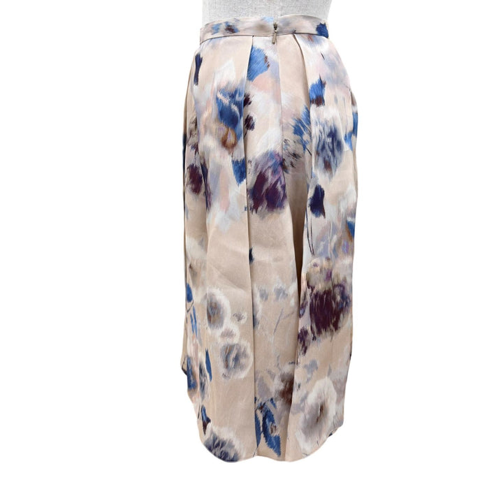 Excellent Christian Dior skirt Floral design multicolor silk 38 2A21311A1689