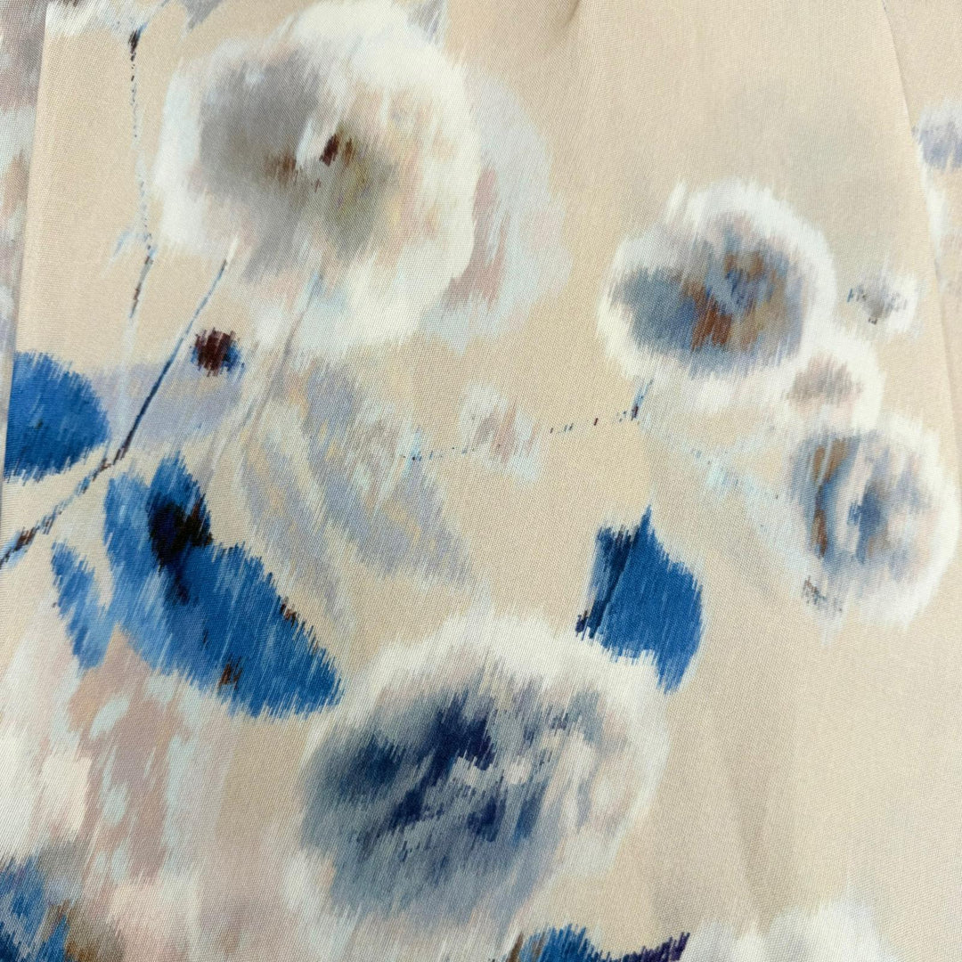 Excellent Christian Dior skirt Floral design multicolor silk 38 2A21311A1689
