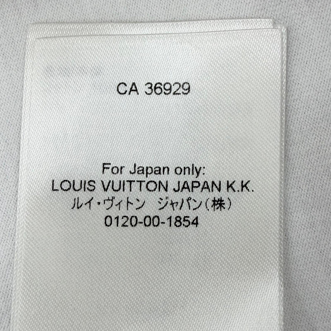 Great LOUIS VUITTON Short sleeve T-shirt Inside-out embossed LV logo XS