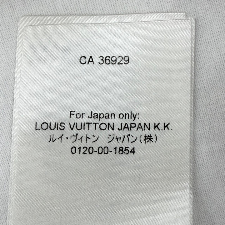 Great LOUIS VUITTON Short sleeve T-shirt Inside-out embossed LV logo XS