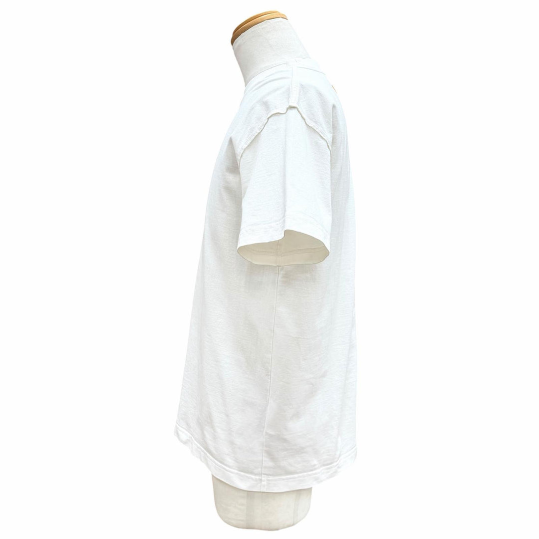 Great LOUIS VUITTON Short sleeve T-shirt Inside-out embossed LV logo XS