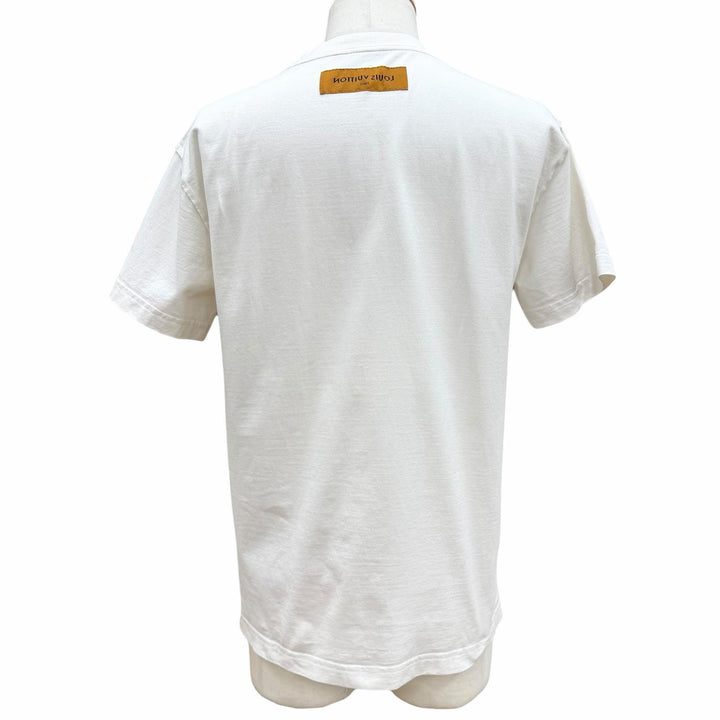 Great LOUIS VUITTON Short sleeve T-shirt Inside-out embossed LV logo XS