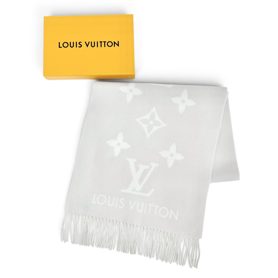 Great LOUIS VUITTON Escalp Reykjavik Monogram Giant Pattern cashmere M78909