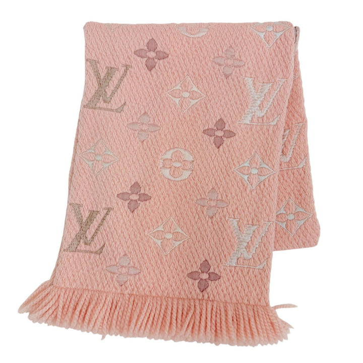 Great LOUIS VUITTON Scarf Echarpe Logomania Rainbow wool Women M73057