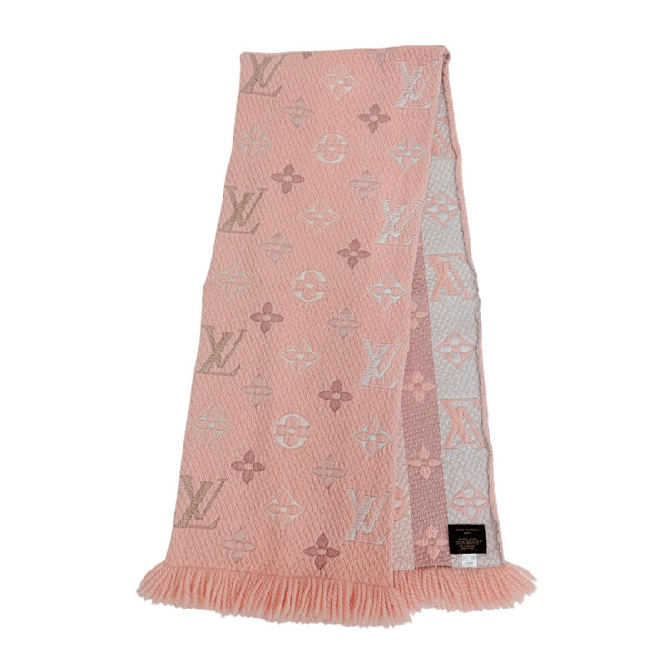 Great LOUIS VUITTON Scarf Echarpe Logomania Rainbow wool Women M73057