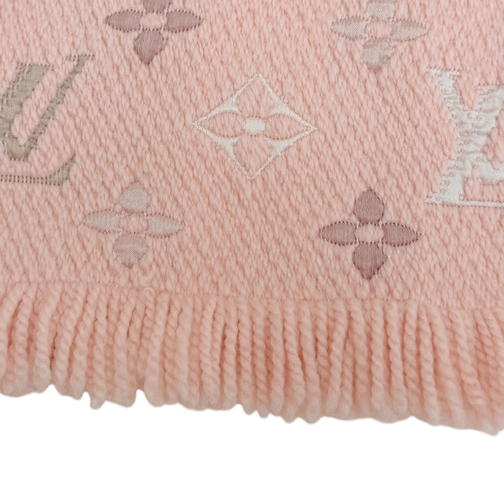 Great LOUIS VUITTON Scarf Echarpe Logomania Rainbow wool Women M73057
