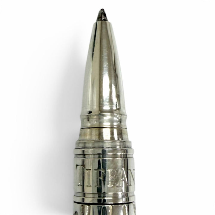 Great TIFFANY&Co. Ballpoint pen Leaf design cap type Silver SV925 mens