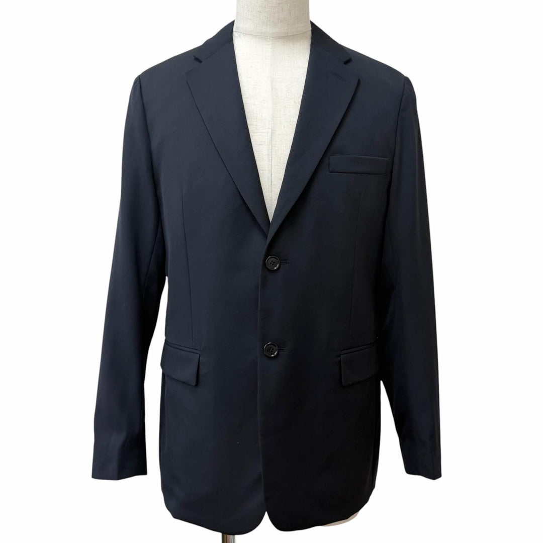 Pristine DIOR tailored jacket Single Blazer Dark navy wool mens 50 933C224A4739