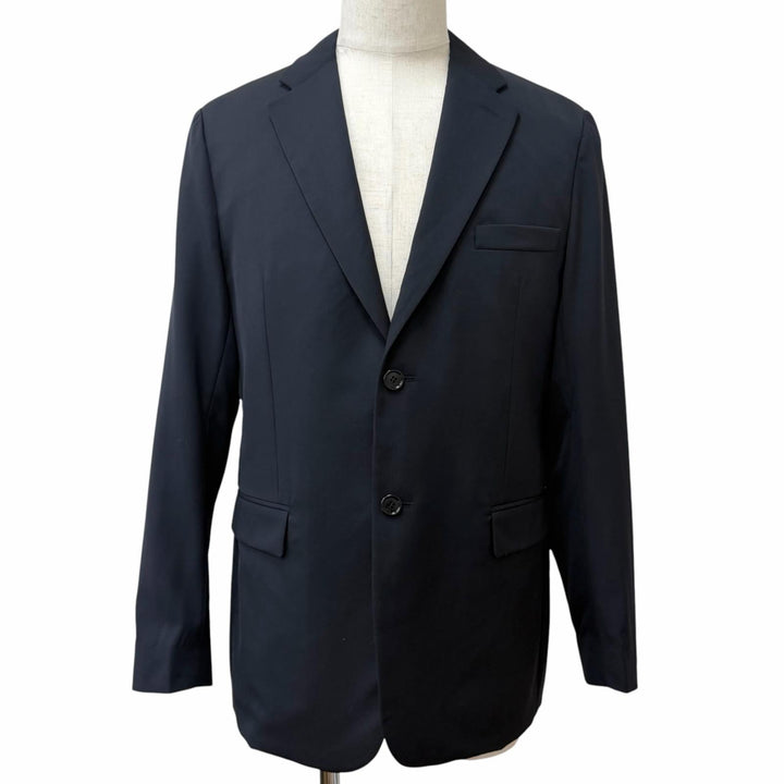 Pristine DIOR tailored jacket Single Blazer Dark navy wool mens 50 933C224A4739