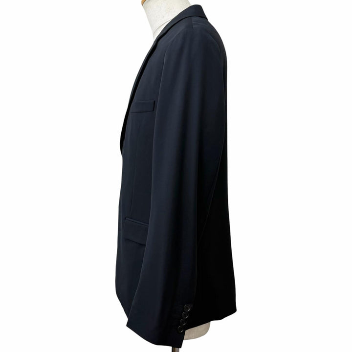 Pristine DIOR tailored jacket Single Blazer Dark navy wool mens 50 933C224A4739