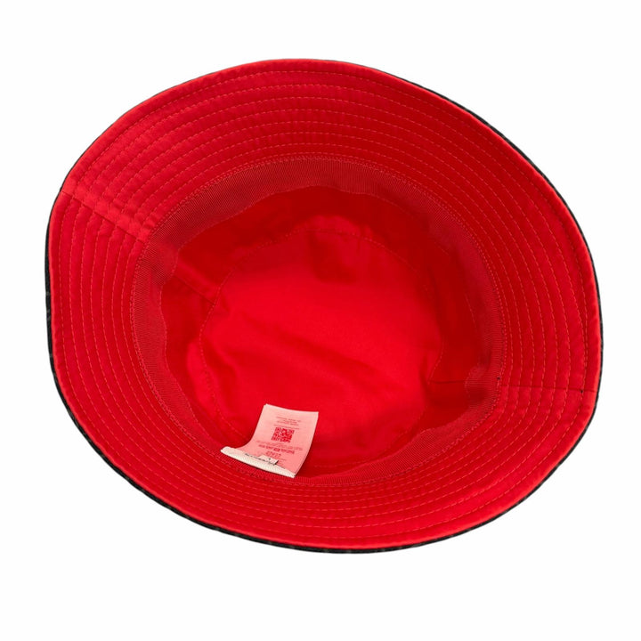 Excellent Christian Louboutin hat Bobino CL logo all-over print bucket hat