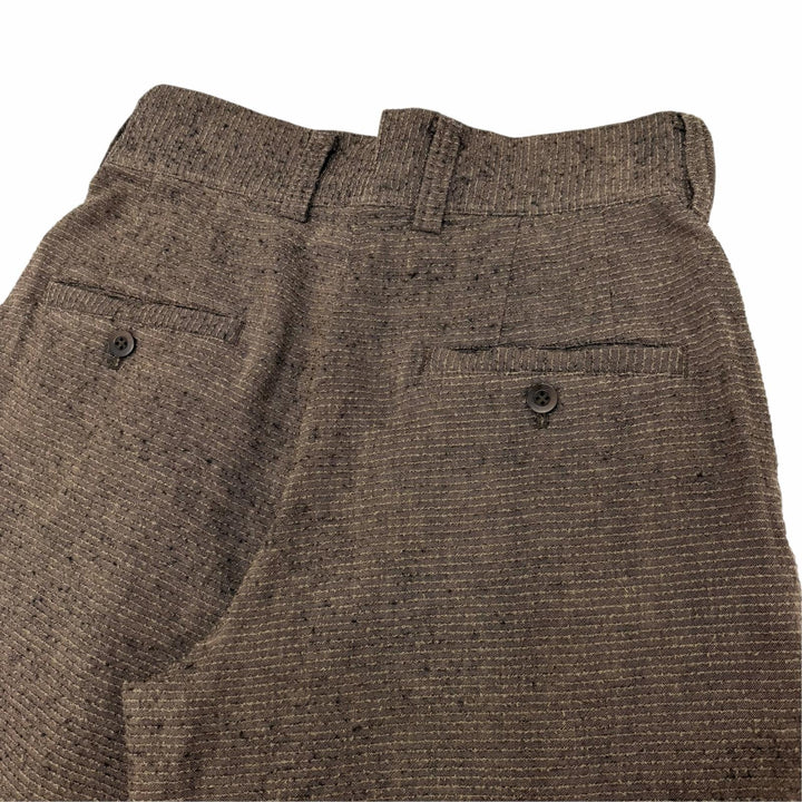Excellent IM MEN ISSEY MIYAKE Pants Tweed high-waisted pleated 2 LA61FF037