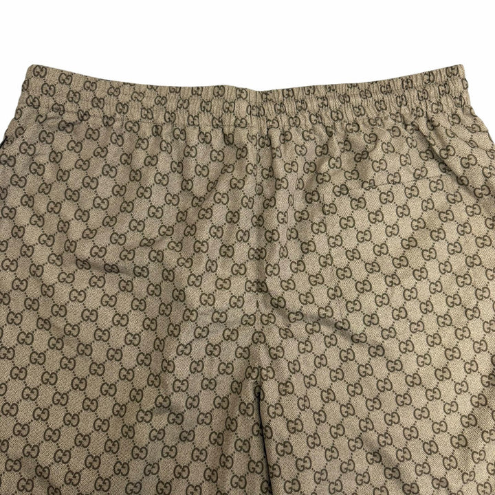 Excellent GUCCI Shorts GG print swim shorts beige polyester mens 52 864932