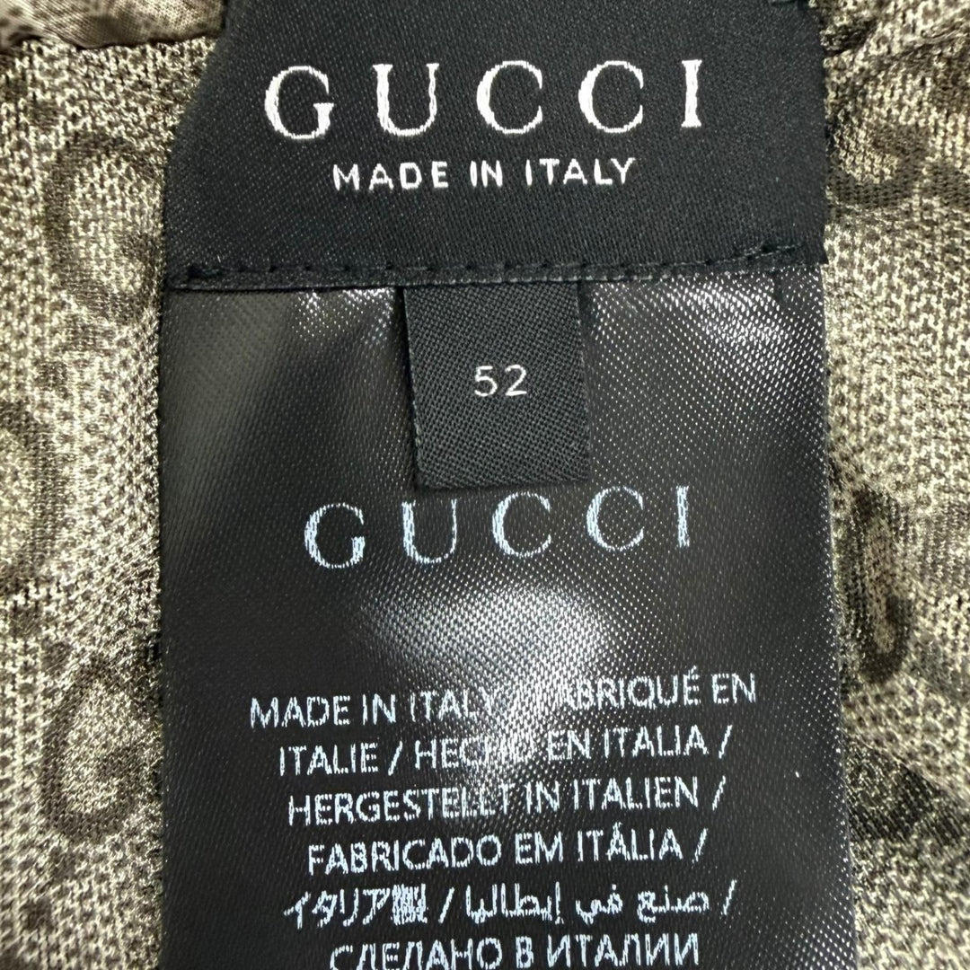 Excellent GUCCI Shorts GG print swim shorts beige polyester mens 52 864932