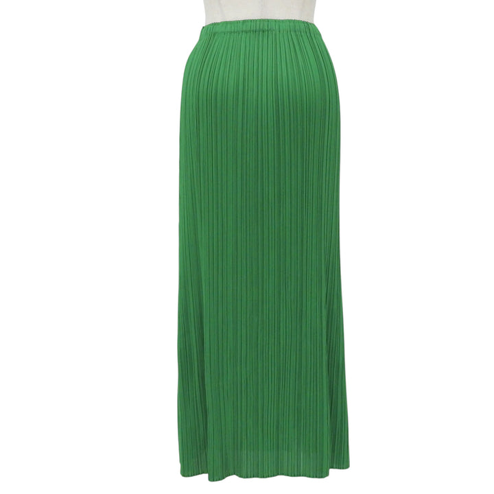 Excellent PLEATS PLEASE skirt Pleated green polyester Women 3 PP53-JG002
