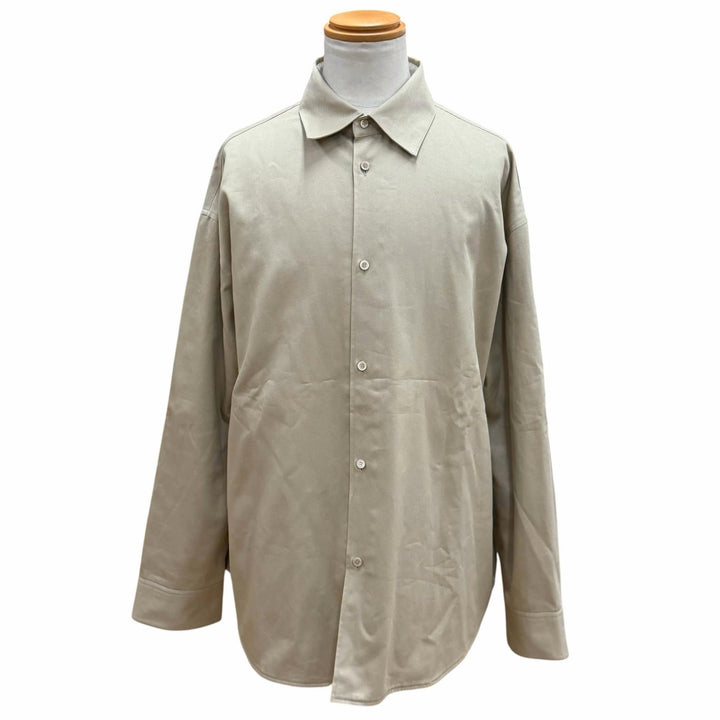 Excellent LOEWE Long sleeve shirt beige cotton 39 mens H526Y05X79