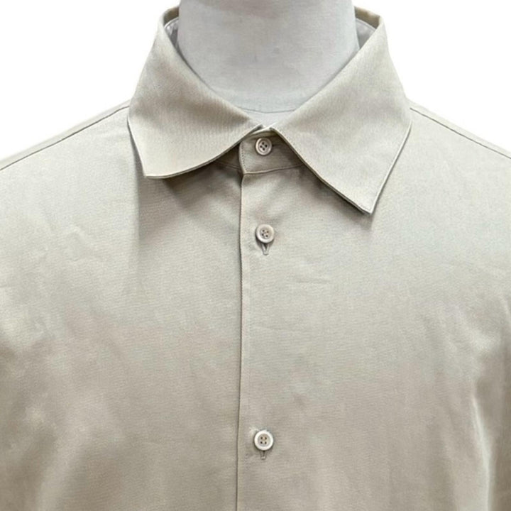 Excellent LOEWE Long sleeve shirt beige cotton 39 mens H526Y05X79