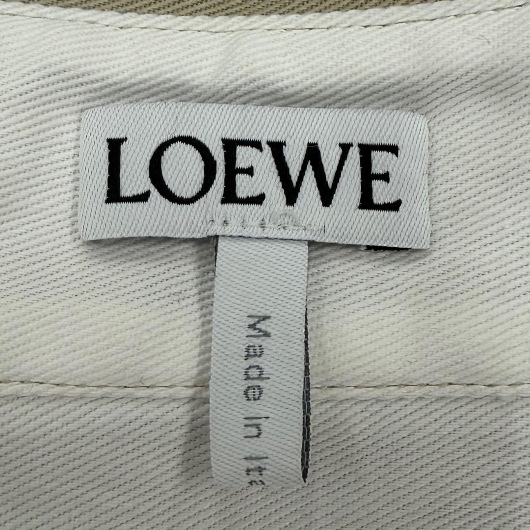Excellent LOEWE Long sleeve shirt beige cotton 39 mens H526Y05X79