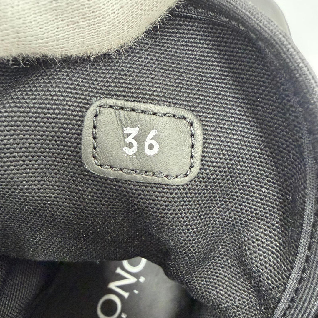 Excellent MONCLER GENIUS 4 HYKE short boots HYKE DESERTYX Logo design ZIP UP 36