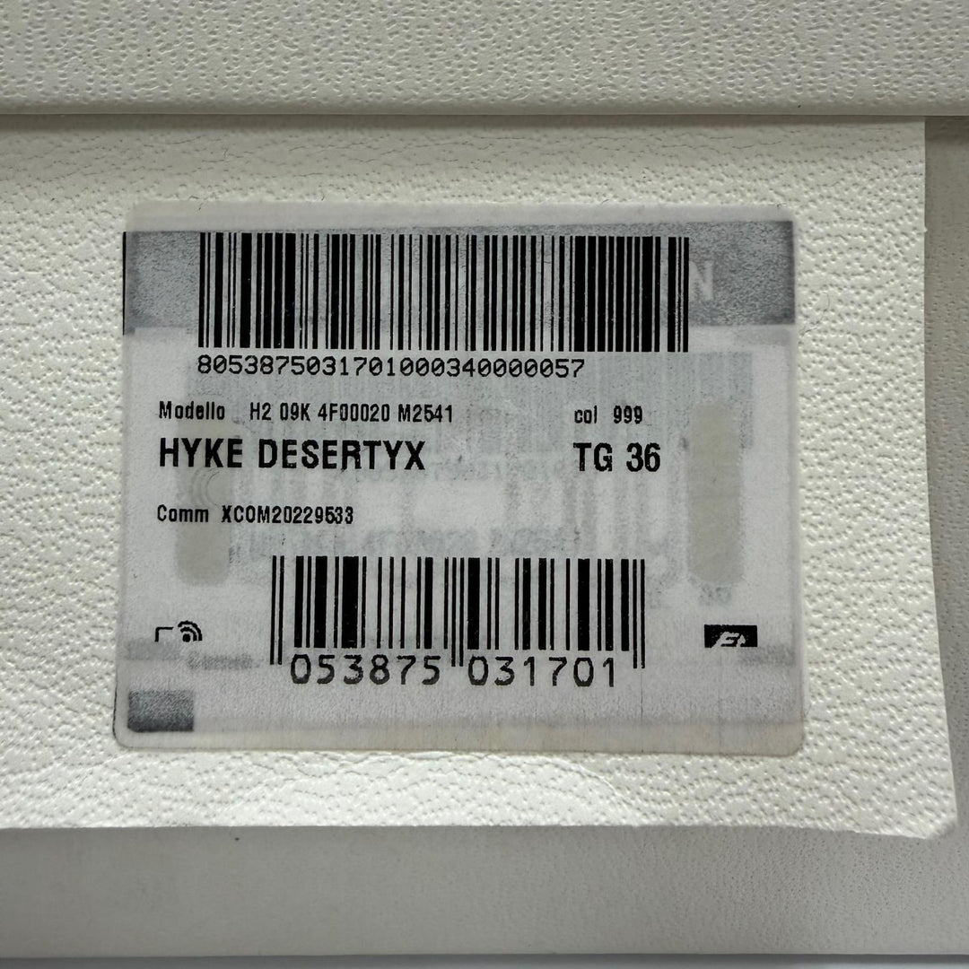 Excellent MONCLER GENIUS 4 HYKE short boots HYKE DESERTYX Logo design ZIP UP 36