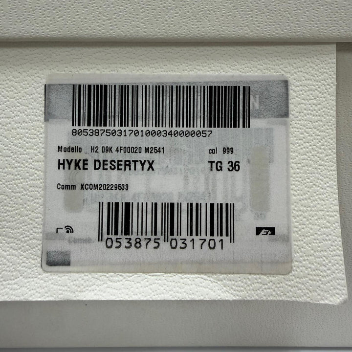 Excellent MONCLER GENIUS 4 HYKE short boots HYKE DESERTYX Logo design ZIP UP 36
