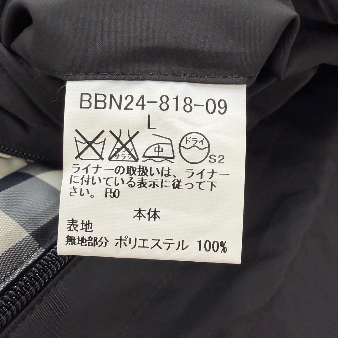 Great BURBERRY LONDON coat Nova Check Pattern lining, jacket with down liner. L