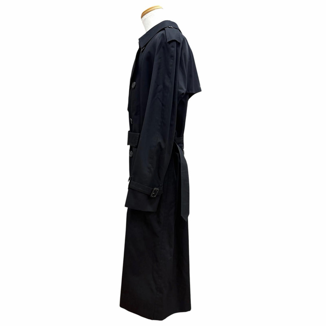 Great BURBERRY LONDON trench coat black cotton mens