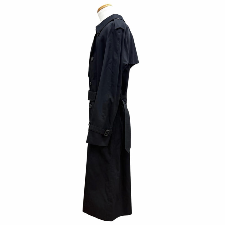 Great BURBERRY LONDON trench coat black cotton mens