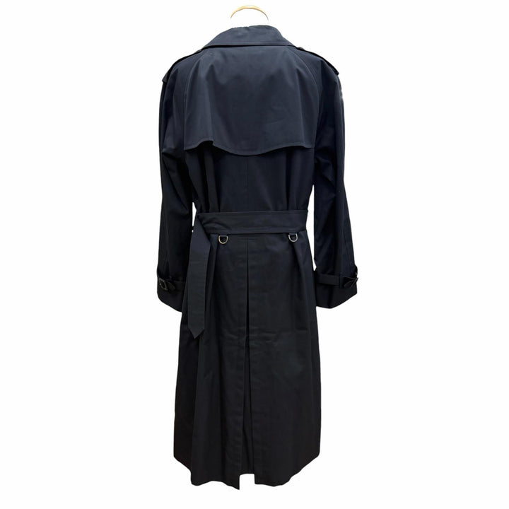 Great BURBERRY LONDON trench coat black cotton mens
