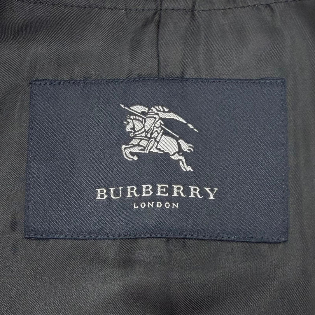 Great BURBERRY LONDON trench coat black cotton mens
