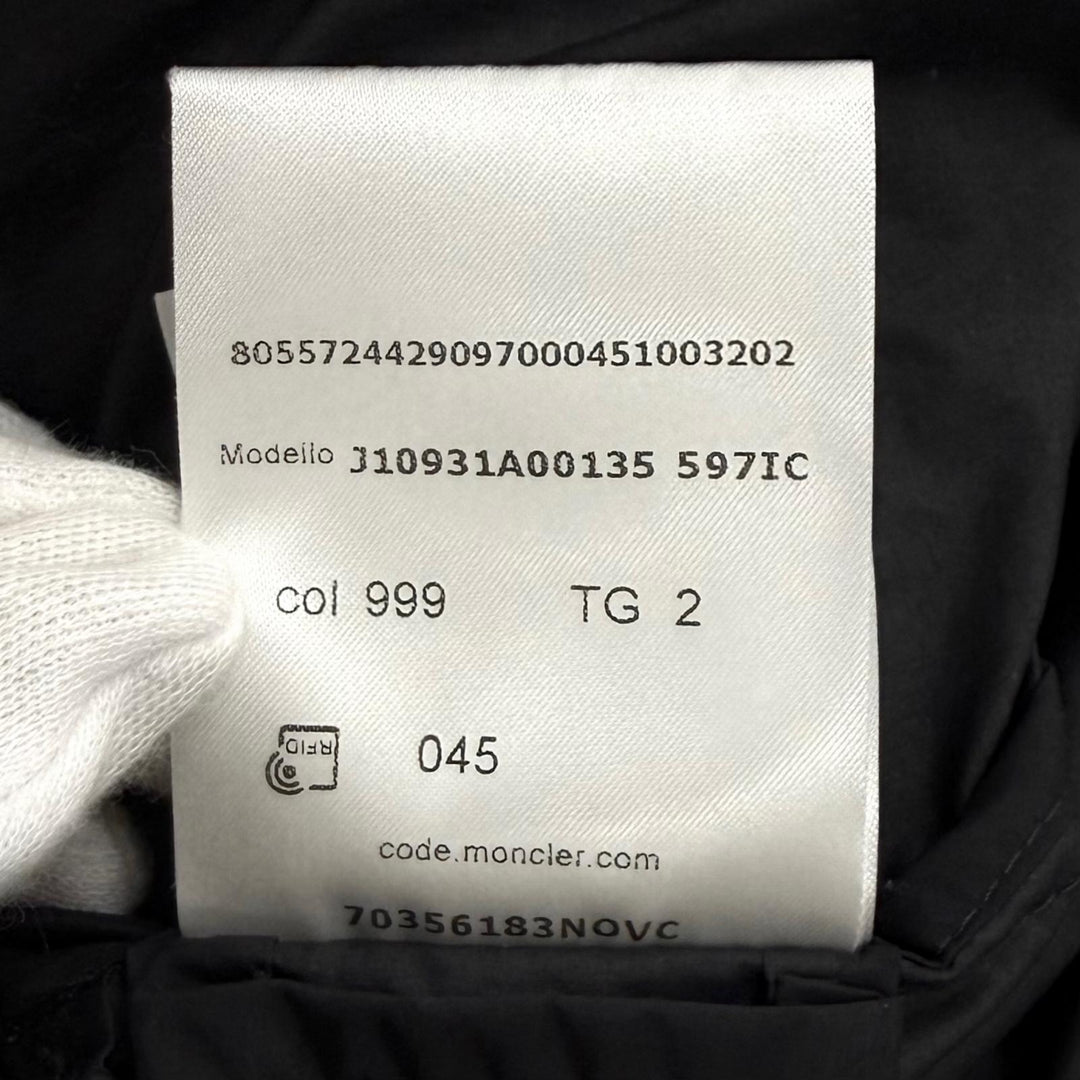Pristine MONCLER Nylon jacket FEGEO Logo patch hooded zip-up windbreaker Nylon 2