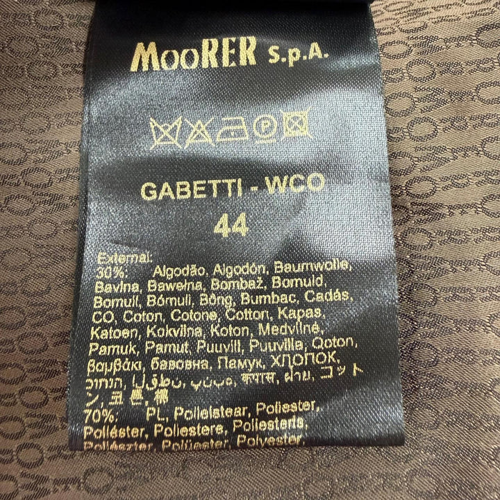 Pristine MOORER Jacket Double-breasted with logo buttons navy 44 GABETTI-WCO