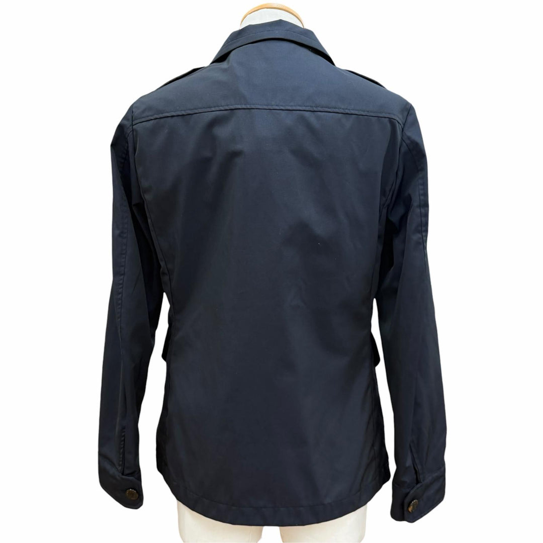 Pristine MOORER Jacket Double-breasted with logo buttons navy 44 GABETTI-WCO