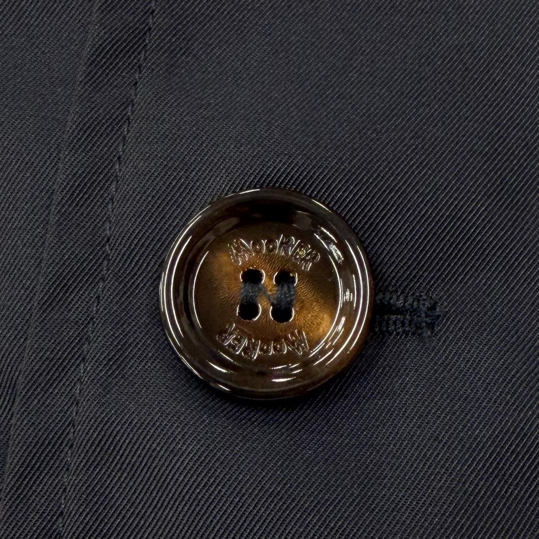 Pristine MOORER Jacket Double-breasted with logo buttons navy 44 GABETTI-WCO