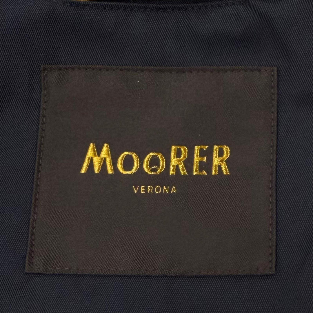 Pristine MOORER Jacket Double-breasted with logo buttons navy 44 GABETTI-WCO