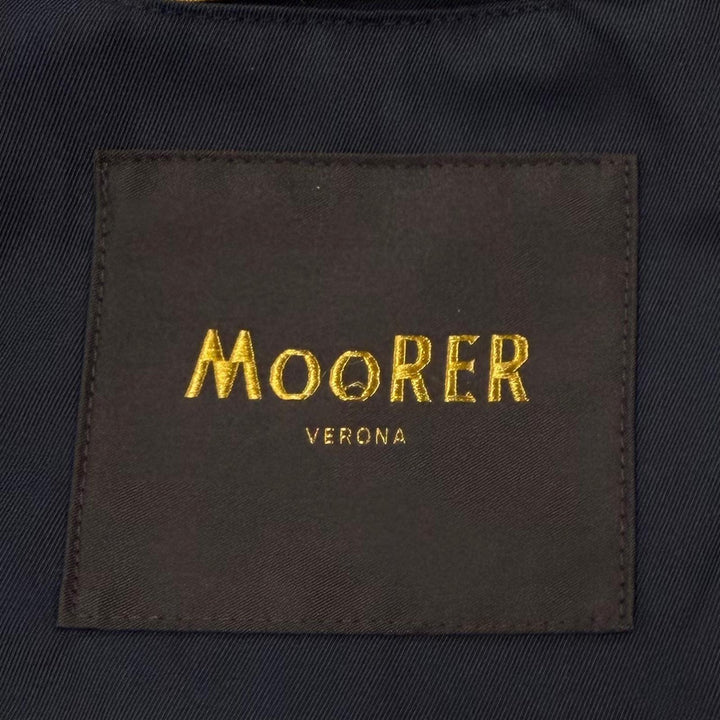 Pristine MOORER Jacket Double-breasted with logo buttons navy 44 GABETTI-WCO
