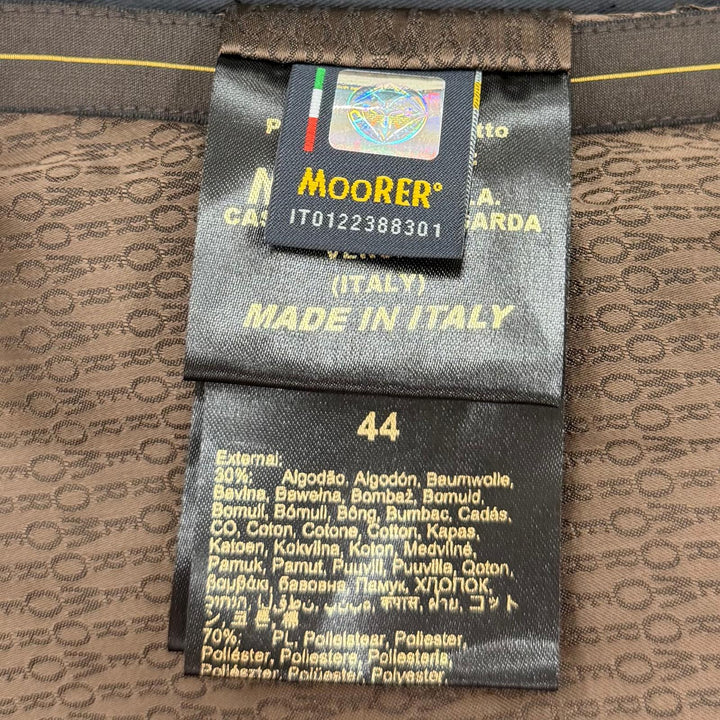 Pristine MOORER Jacket Double-breasted with logo buttons navy 44 GABETTI-WCO