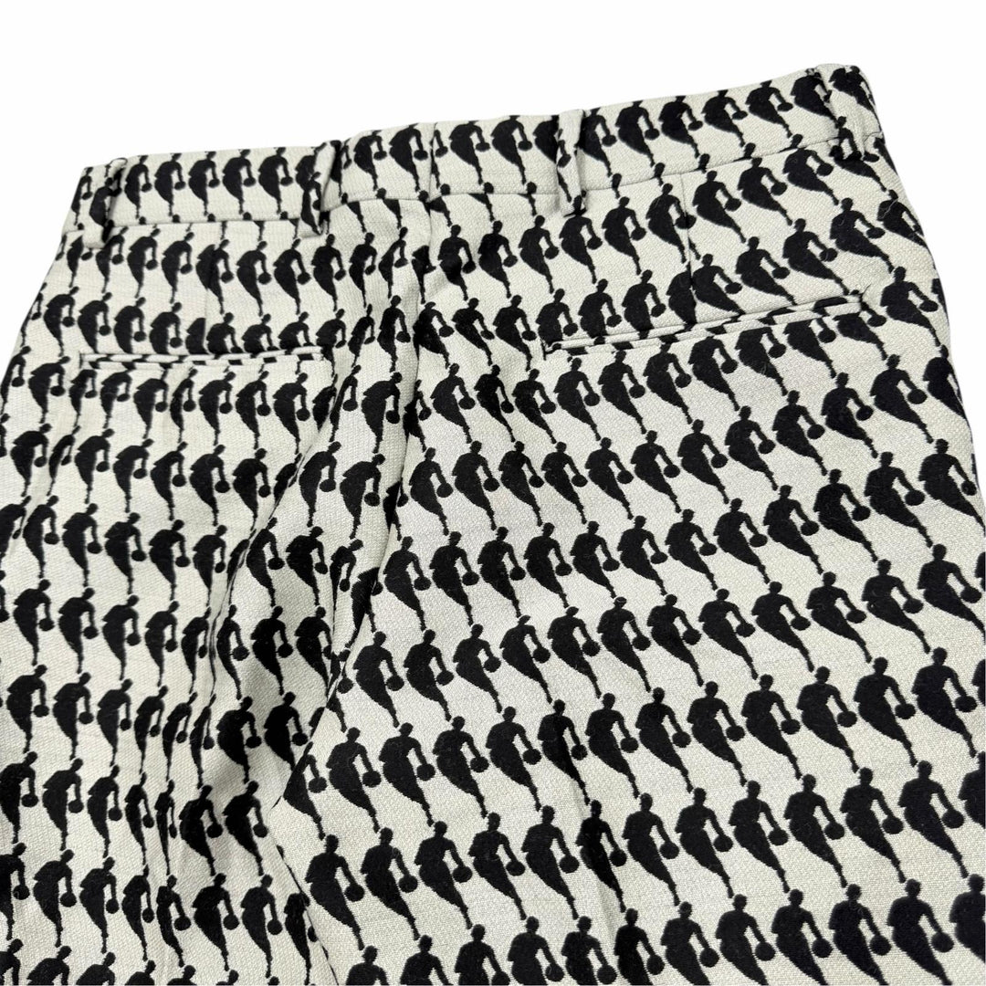 Pristine LOUIS VUITTON NBA slacks Total pattern pants Black series wool mens 42