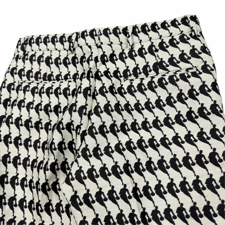 Pristine LOUIS VUITTON NBA slacks Total pattern pants Black series wool mens 42