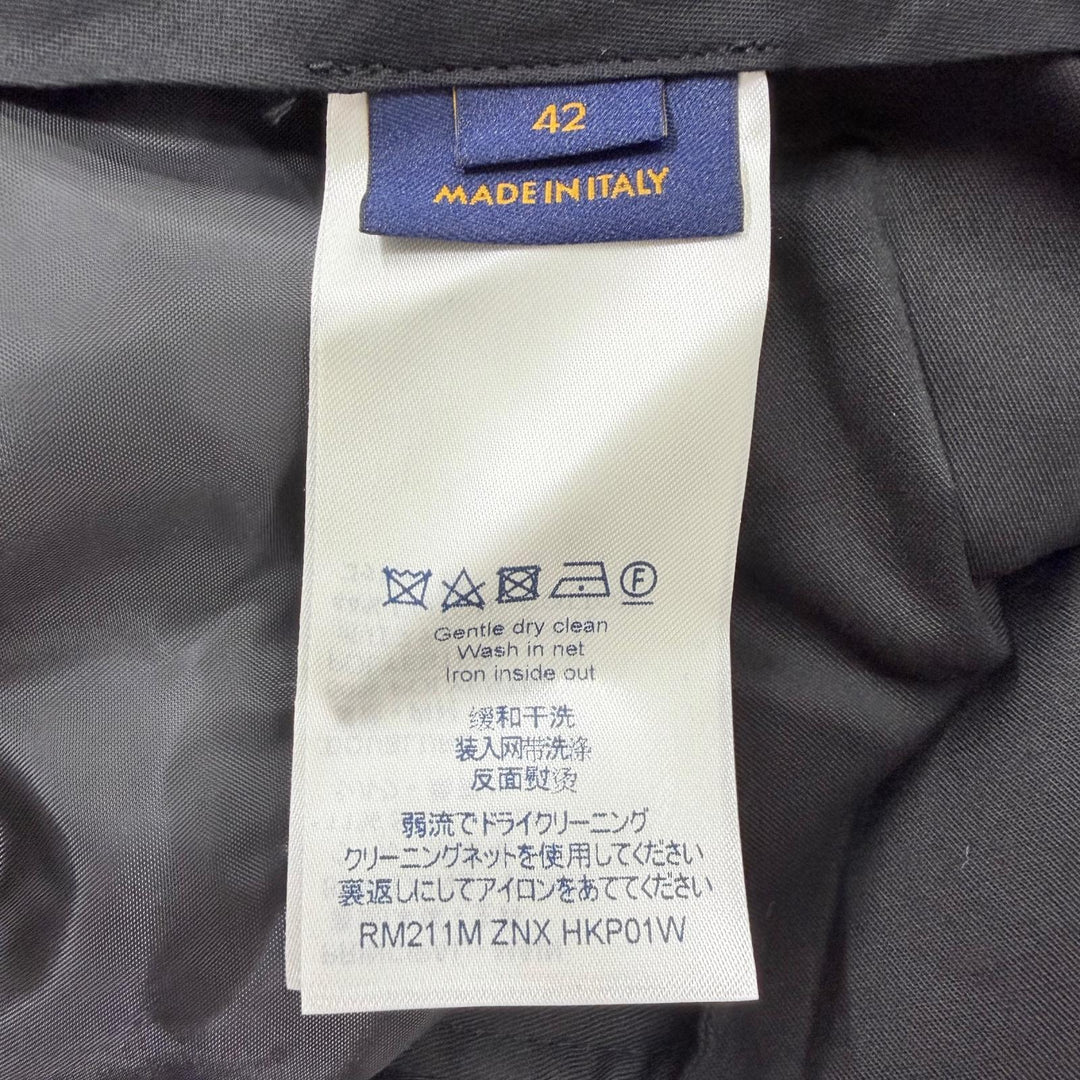 Pristine LOUIS VUITTON NBA slacks Total pattern pants Black series wool mens 42