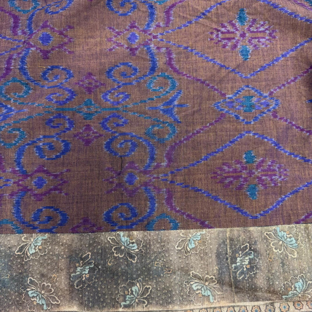 Pristine Christian Dior Reversible kimono coat all-over print design. silk 40