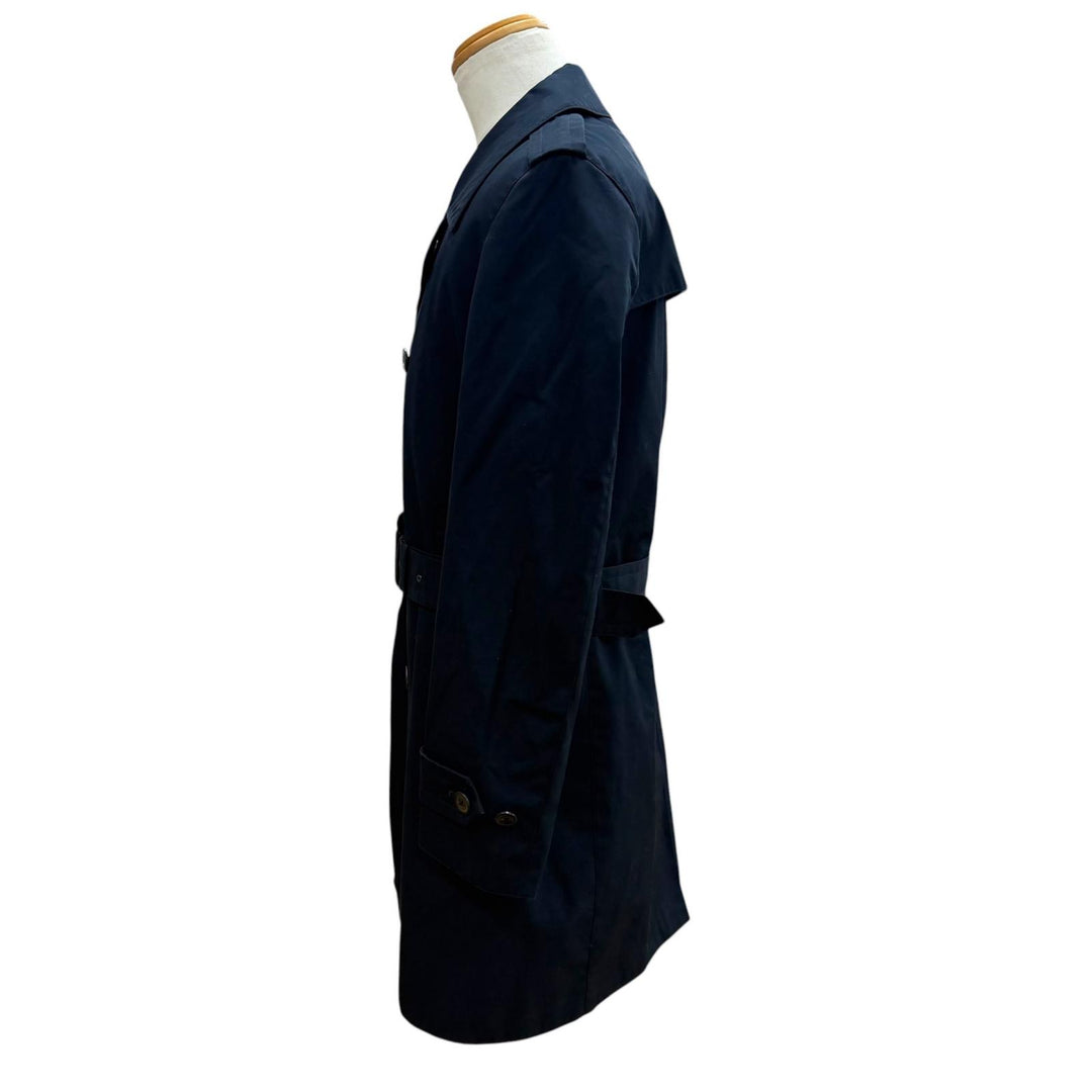 Great Paul Smith trench coat With padded liner Dark navy cotton mens L