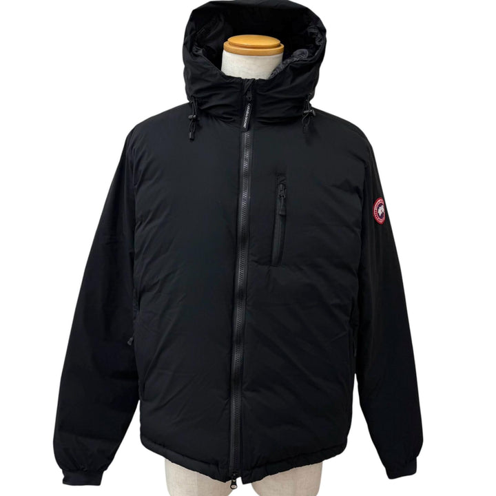 Excellent CANADA GOOSE Down jacket LODGE HOODY Mini Logo Patch Hooded