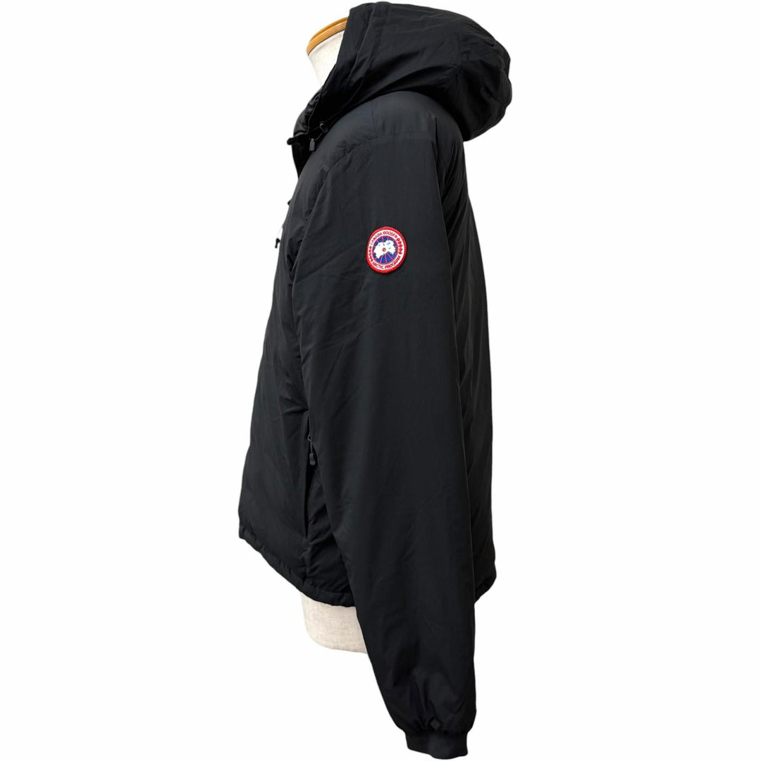 Excellent CANADA GOOSE Down jacket LODGE HOODY Mini Logo Patch Hooded