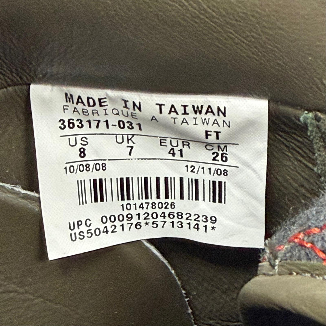 Pristine NIKE sneakers Air Force 1 Low Supreme TZ Maharam khaki 26 363171-031