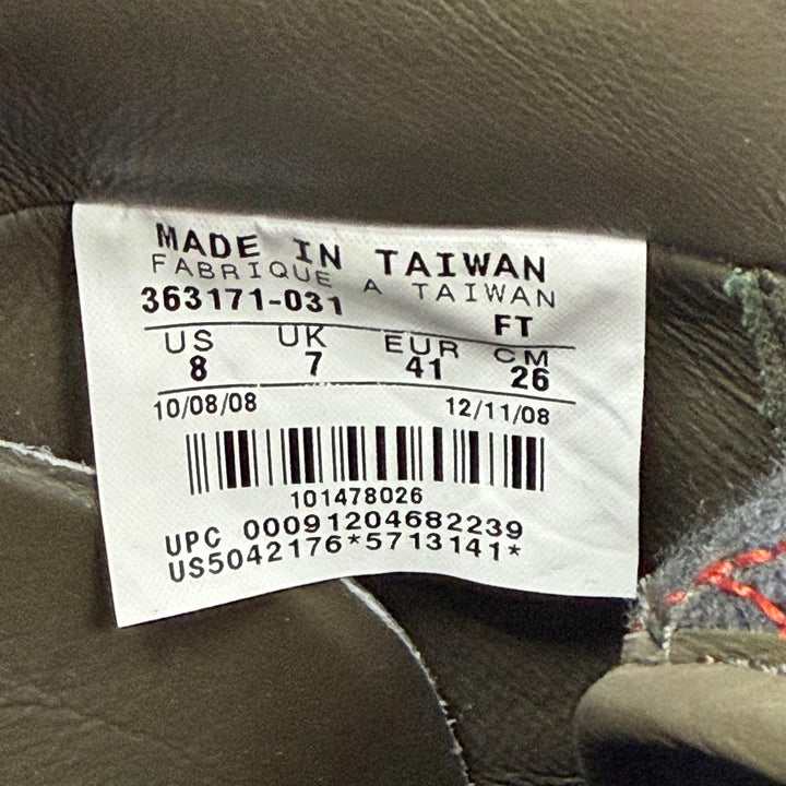 Pristine NIKE sneakers Air Force 1 Low Supreme TZ Maharam khaki 26 363171-031