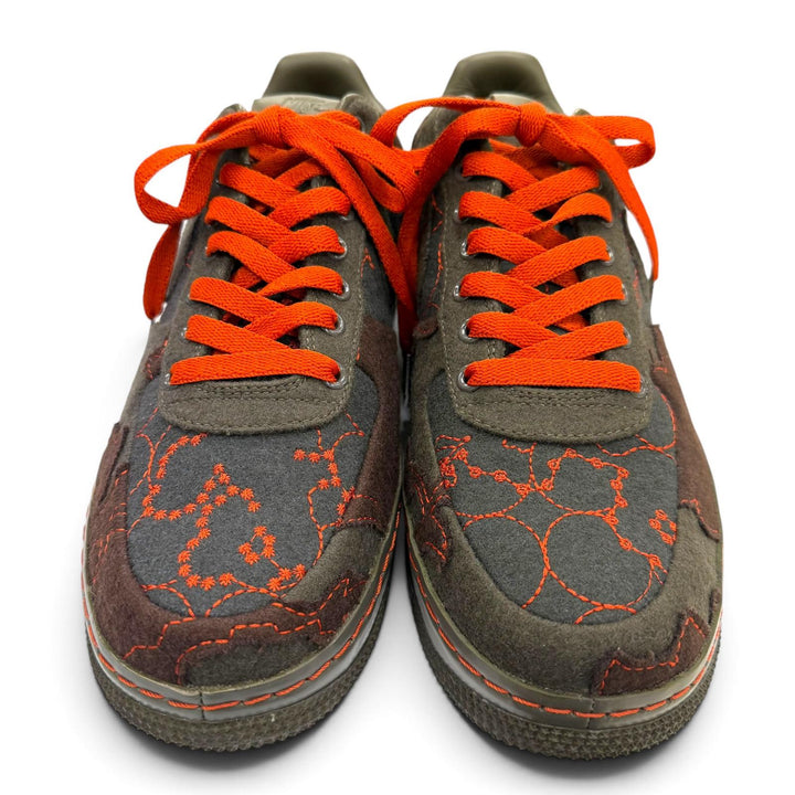 Pristine NIKE sneakers Air Force 1 Low Supreme TZ Maharam khaki 26 363171-031