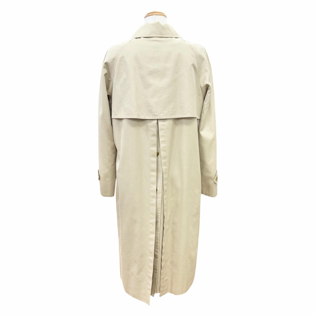 Great BURBERRY LONDON coat Nova check pattern wool lining beige cotton Women 9