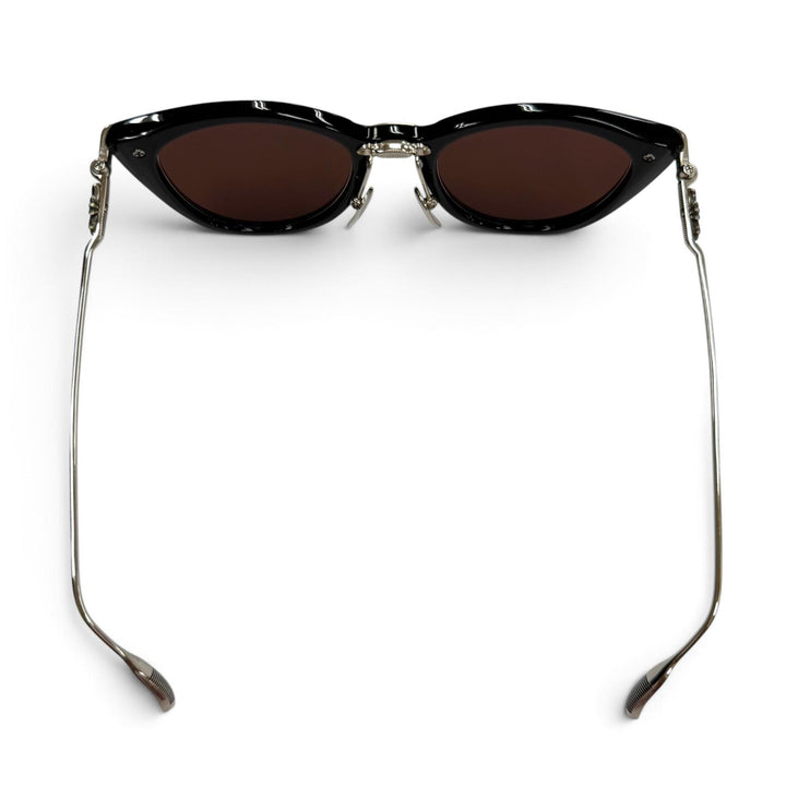 Great CHROME HEARTS sunglasses NEW LOVER Floral Cross Eyewear black 925 mens